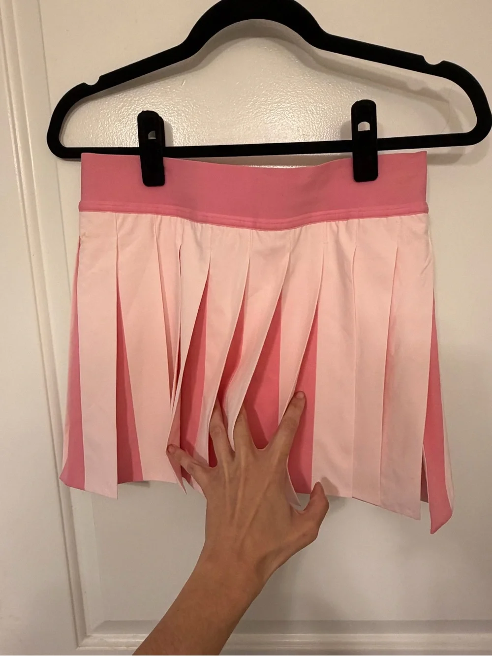 NWOT: $98 LULULEMON Peek-A-Boo Mid-Rise Tennis Skirt, Sz S, Pink Pearl/Candy Cld - Picture 6 of 10